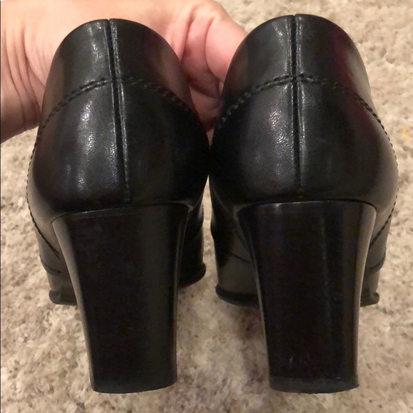 Paul Green Munchen Black Leather Shootie Heels - Picture 3 of 8